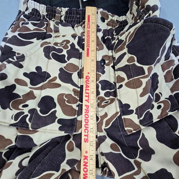 Vtg Walls Blizzard Pruf Camo Insulated Snap Closure Leg Zip Hunting Pants 30x27 - Picture 12 of 16